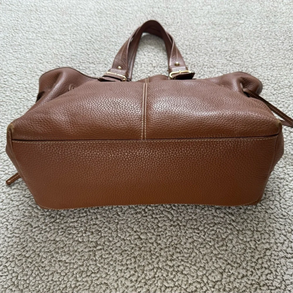 ✝️ Dooney & Bourke | Caramel Pebble Grain Satchel - Picture 4 of 11